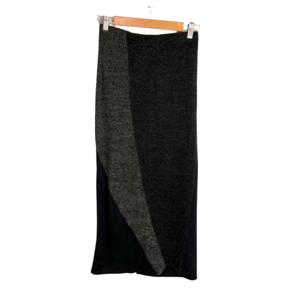 Alembika blocked patterned pencil midi skirt size 1